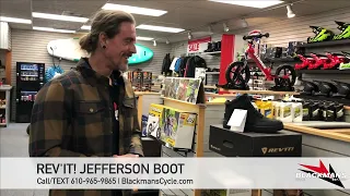 REV'IT Jefferson Boot Overview - @blackmanscycle