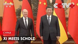 Chinese President Xi Jinping Meets German Chancellor Olaf Scholz