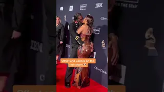 Cardi B And Offset On The Red Carpet #shorts