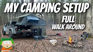 My Jeep Gladiator Camping Setup: Full Walkaround