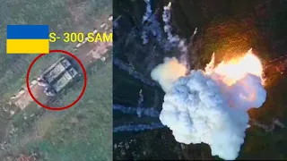 Ukrainian S-300 destroyed by Russian Lancet kamikaze drone today In Zaporizhzhia Oblast.