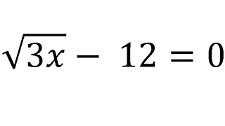 Ірраціональне рівняння.   Математика.  ЗНО.   ДПА.   Irrational equation.