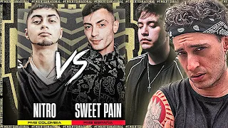 BATALLÓN 🔥 BLON y KAPO reaccionan a NITRO vs SWEET PAIN en FMS INTERNACIONAL