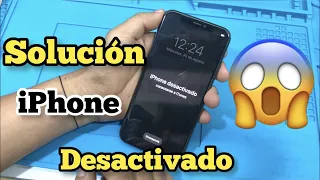 iPhone Desactivado | Saltar eliminar codigo de bloqueo iPhone X  7, 8, XS MAX 11 PRO MAX 12 PRO MAX