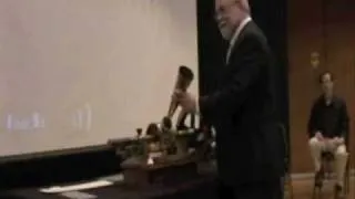 Edison Tinfoil Phonograph Demonstration - Stanford University