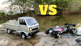 WPL D12 vs Wltoys a959 | Wltoys a959 Water Test | Wltoys RC Car