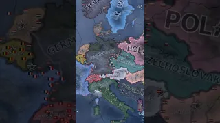 Germany vs France, Czechoslovakia and Poland 1936 #poland #polska #ww2 #war #hoi4 #heartsofiron4