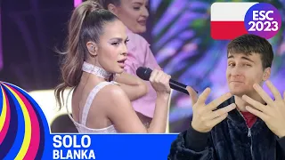 RIGGED?? Solo - Blanka Reaction Poland Eurovision 2023 🇵🇱