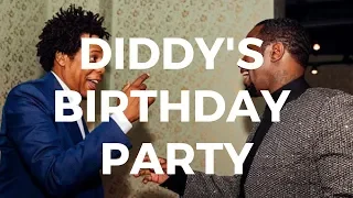 Diddy's Birthday Party 2018 Vlog - Janelle Monae Sings Happy Birthday! |  Amy Marietta