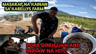 UPDATE SA KABELLY'S FARM/ MAY BAGUNG PROJECT TAYO AA FARM / PORK DINUGUAN SA LUNCH WITH INIHAW HITO