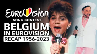 🇧🇪 Belgium in Eurovision Song Contest (1956 - 2023 RECAP België op Eurovisie/Belgique à Eurovision)