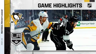 Penguins @ Kings 1/13/22 | NHL Highlights