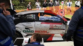 WRC Croatia Rally Toyota Yaris Rally1 Launch Control