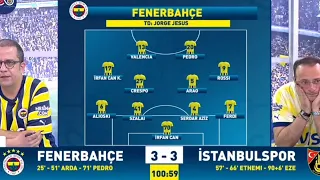 Fenerbahçe 3-3 İstanbulspor Fbtv gol anları 💥 ağlama anları 😭 #fbtv #istanbulspor #fenerbahçe