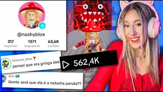 Iniciando uma Conta de ROBLOX no TIK TOK por uma Semana! (eu viralizei?!)