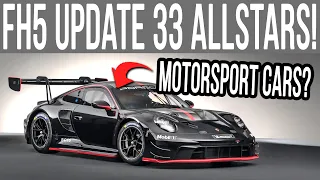 Forza Horizon 5 UPDATE 33 "Apex Allstars" ALL ABOUT RACE CARS?