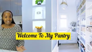 REVEALING AND ORGANIZING MY PANTRY