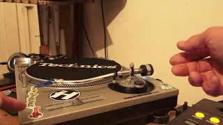 SETTING THE TONE ARM ON A VINYL TURNTABLE WITH A CONCORD CART CARTRIDGE