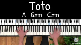 How to Play Toto "Africa" - Piano Tutorial Lesson