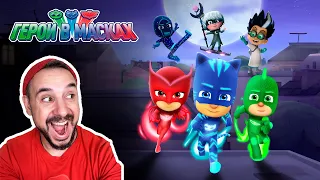 ПАПА РОБ И ГЕРОИ В МАСКАХ! ОБЗОР ИГРЫ PJ MASKS НА PS5! КТО КРУЧЕ: КЭТБОЙ, АЛЕТТ ИЛИ ГЕККО?