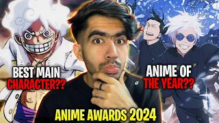 JJK Anime of the YEAR ? | Luffy best MC ? | Anime Awards 2024