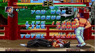 Art Of Fighting Neo Geo AES Actual Hardware 60fps