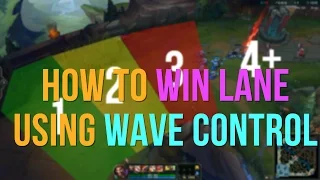 How to win lane using wave control (League Basics #2)