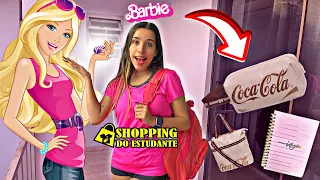 COMPREI O MATERIAL INTEIRO DA BARBIE!!!- Shopping do estudante