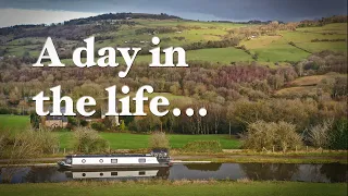 A Day in the Life Living on a Canal Narrowboat - Ep. 141.