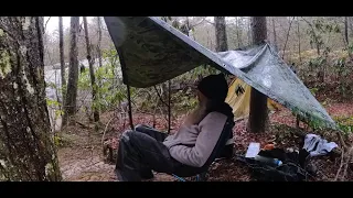 Backpacking in a rainy Tennessee jungle