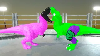 💚HULK vs SQUID GAME T REX (1VS1) - Animal Revolt Battle Simulator