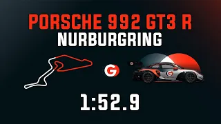 Nurburgring 1:52.9 - Porsche 992 GT3 R - GO Setups | ACC 1.9.2