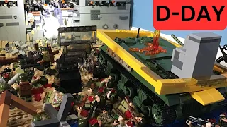 Lego WW2 - D-Day - Omaha Beach Stopmotion