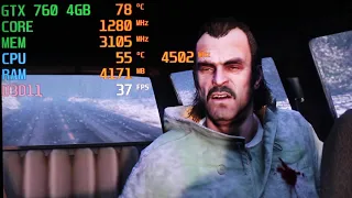 GTA 5 on Intel I7 3770K 4.50ghz with Nvidia GTX 760 FPS TEST in 2019