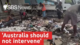 Solomon Islands residents clean riot-hit capital as Australian peacekeepers arrive I SBS News