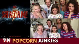 Shazam Official Teaser Trailer - Nadia Sawalha & Family Reaction & Review