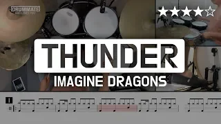 071| Thunder - Imagine Dragons (★★★★☆) Pop Drum Cover