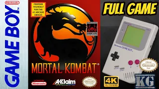 Mortal Kombat | GAME BOY | 4K60ᶠᵖˢ UHD🔴 | Longplay Walkthrough Playthrough Full Movie Game