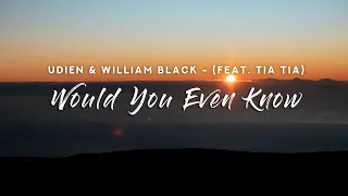 Audien & William Black - Would You Even Know (Lyrics) feat. Tia Tia