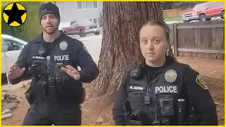 Idiot Corrupt Cops Detained a Man For Helping His Mother | US Corrupt Cops