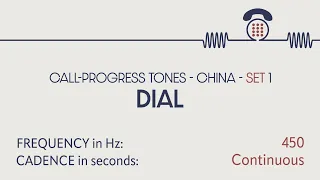 Dial tone (China). Call-progress tones. Phone sounds. Sound effects. SFX