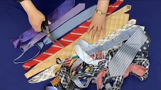 [DIY] Never throw away your tie. | Trust me. Just watch.