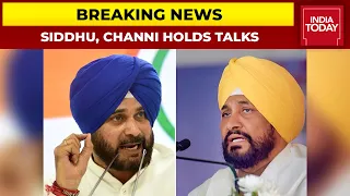 Punjab CM Charanjit Channi, Navjot Singh Sidhu Hold Talks Ahead Of Cabinet Meeting| Breaking News