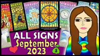 September 2023 All Signs Timestamped Psychic Tarot Intuitive Tarot guided messages reading for all!