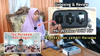 Review Mic Wireless TNW N9 Bisa Untuk Rekaman Karaoke