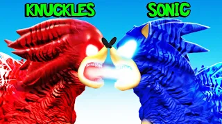 SONIC GODZILLA vs KNUCKLES GODZILLA In GTA 5