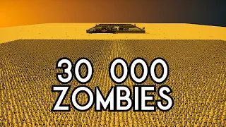 МЕГА БИТВА 30 000 зомби ! | SwarmZ |