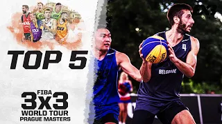 The Best Scenes! 🔥 | TOP 5 | FIBA 3x3 World Tour - Prague 2022