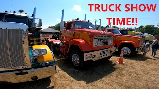 Bringing the race truck to its first truck show