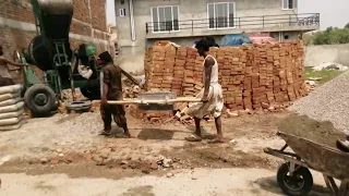 Concrete|Lanter kaisay dalain|pouring concrete